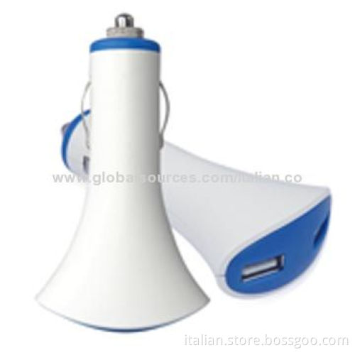New Fashionable Dual Ports Car Chargers with 5V DC/2A Output